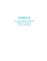 Preview for 1 page of DFI-ITOX LR905-B User Manual