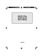 Preview for 1 page of DFI 486-OCV Plus User Manual