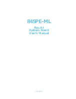 DFI 845PE-ML User Manual предпросмотр