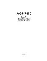 DFI AGP-7410 User Manual preview