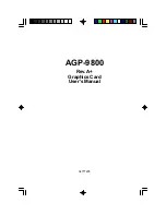 Предварительный просмотр 1 страницы DFI AGP-9800 A+ User Manual