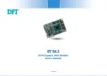 Preview for 1 page of DFI BT9A3 Series User Manual