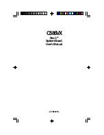 Предварительный просмотр 1 страницы DFI C586VX User Manual