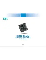 Preview for 1 page of DFI CD905-B Series User Manual