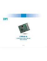 DFI CM960-B User Manual preview