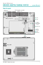 Предварительный просмотр 1 страницы DFI CS551-C246 Quick Reference