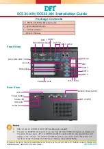 Предварительный просмотр 1 страницы DFI EC531-KH Installation Manual