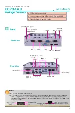 Предварительный просмотр 1 страницы DFI EC70A-KU Quick Installation Manual