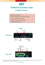 Preview for 1 page of DFI EC900-FS6 Installation Manual