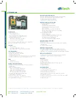 Preview for 2 page of DFI EMBEDDED ES300 Features And Benefits