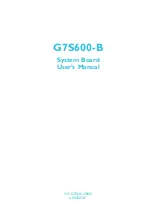 DFI G7S600-B User Manual предпросмотр