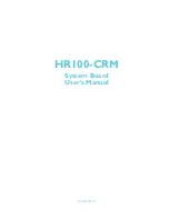 DFI HR100-CRM User Manual предпросмотр