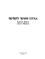 DFI Infinity NF650I Ultra User Manual preview