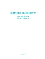 DFI K8M800 INFINITY User Manual preview