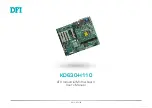 DFI KD630-H110 User Manual предпросмотр