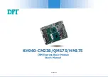 DFI KH960-CM238 User Manual preview