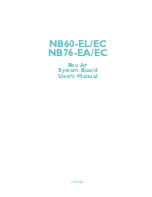 DFI NB60-EC User Manual предпросмотр