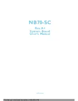 Preview for 2 page of DFI NB70-SC User Manual