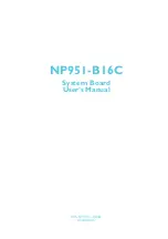 DFI NP951-B16C User Manual preview