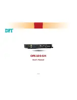 DFI OPS100-SH User Manual предпросмотр