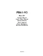 DFI PB61-V3 User Manual предпросмотр