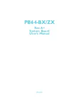 DFI PB64-BX User Manual preview