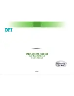 Предварительный просмотр 1 страницы DFI PIC-H110 User Manual