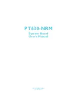 Предварительный просмотр 1 страницы DFI PT630-NRM User Manual