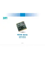 Preview for 1 page of DFI Qseven FS700 Series User Manual