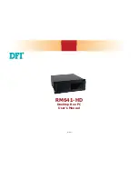 DFI RM641-HD User Manual preview