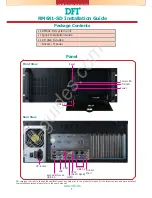 DFI RM641-SD Installation Manual preview