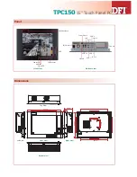 Предварительный просмотр 2 страницы DFI TPC150 Quick Manual