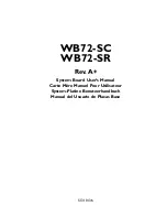 DFI WB72-SC User Manual preview