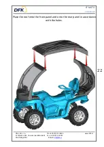 Предварительный просмотр 22 страницы DFK CF MOTO CFORCE 625 Installation Instructions Manual