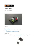 DFRobot Beetle Shield Quick Start Manual предпросмотр