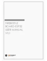 DFRobot FIREBEETLE BOARD-ESP32 User Manual preview