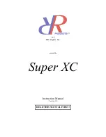 DG Airparts Super XC Instruction Manual preview