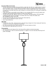 Preview for 1 page of dg casa 60300-FLMP Assembly Instruction