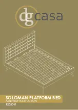 dg casa SOLOMAN 12050-K Assembly Instruction Manual preview