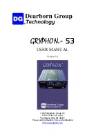 Preview for 1 page of DG GRYPHON S3 User Manual