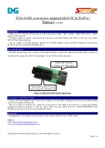 Preview for 1 page of DG PCIe-SATA Manual