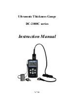 DGC DC-2000C Series Instruction Manual предпросмотр