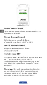 Preview for 42 page of DGFAN VR-003 Instruction Manual