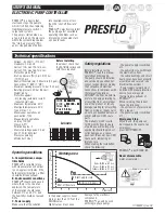 DGFLOW PRESFLO User Manual preview