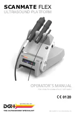 Предварительный просмотр 1 страницы DGH TECHNOLOGY SCANMATE FLEX Operator'S Manual