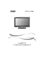 Предварительный просмотр 1 страницы DGM ETV-2272WH Manual