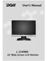 Предварительный просмотр 1 страницы DGM l-2231wd User Manual