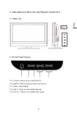 Preview for 6 page of DGM LTV-1914WHT User Manual