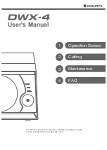 DGSHAPE DWX-4 User Manual preview