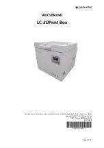 DGSHAPE LC-3DPrint Box User Manual preview